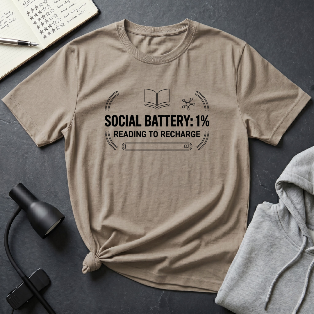 Reading To Recharge T Shirt
