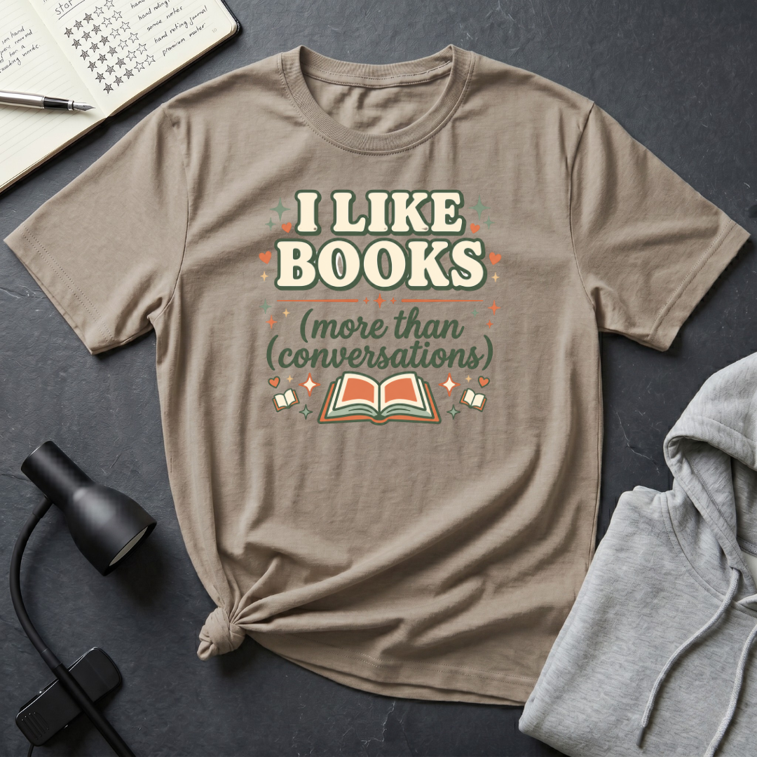I Like Books T Shirt