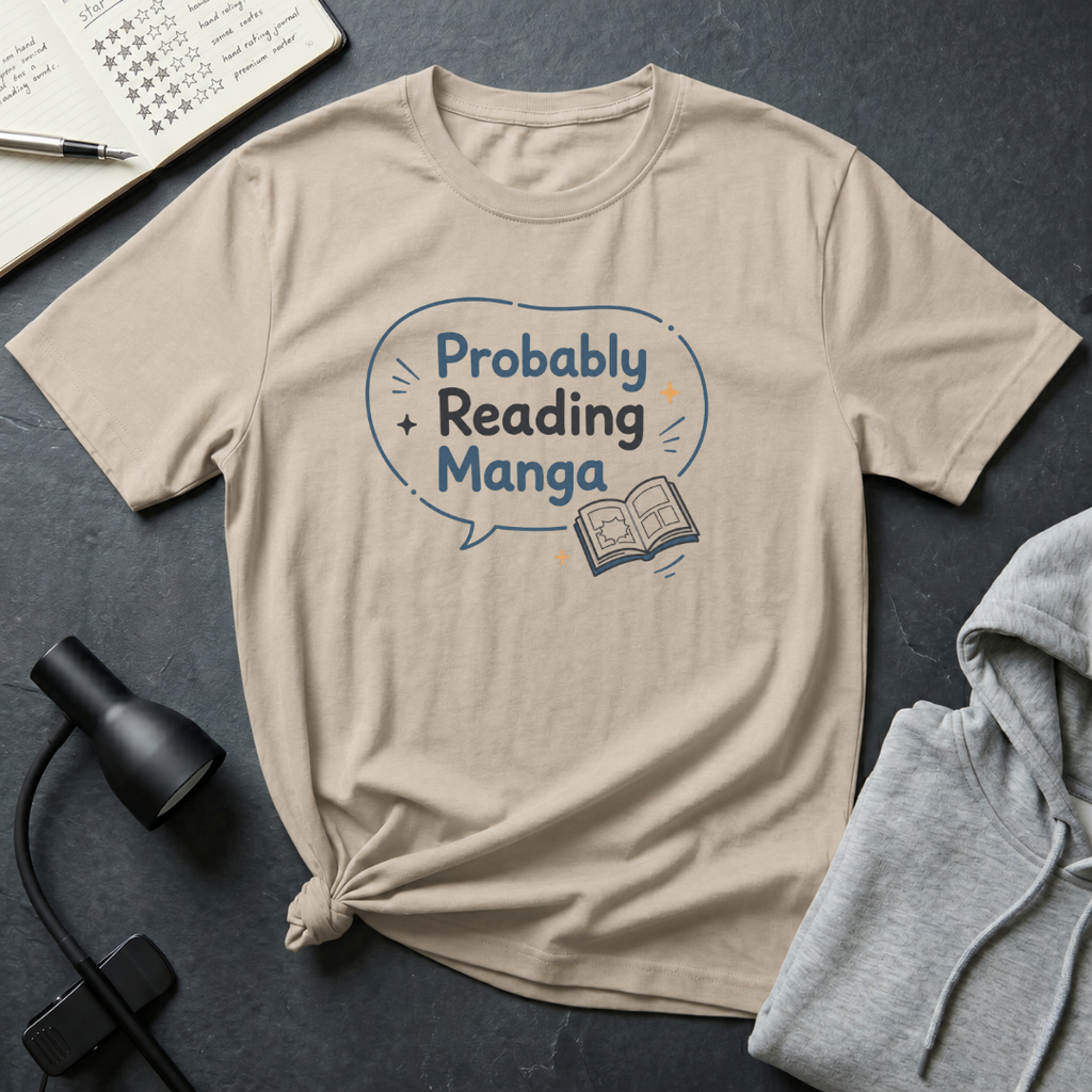 Probably Reading Manga T Shirt
