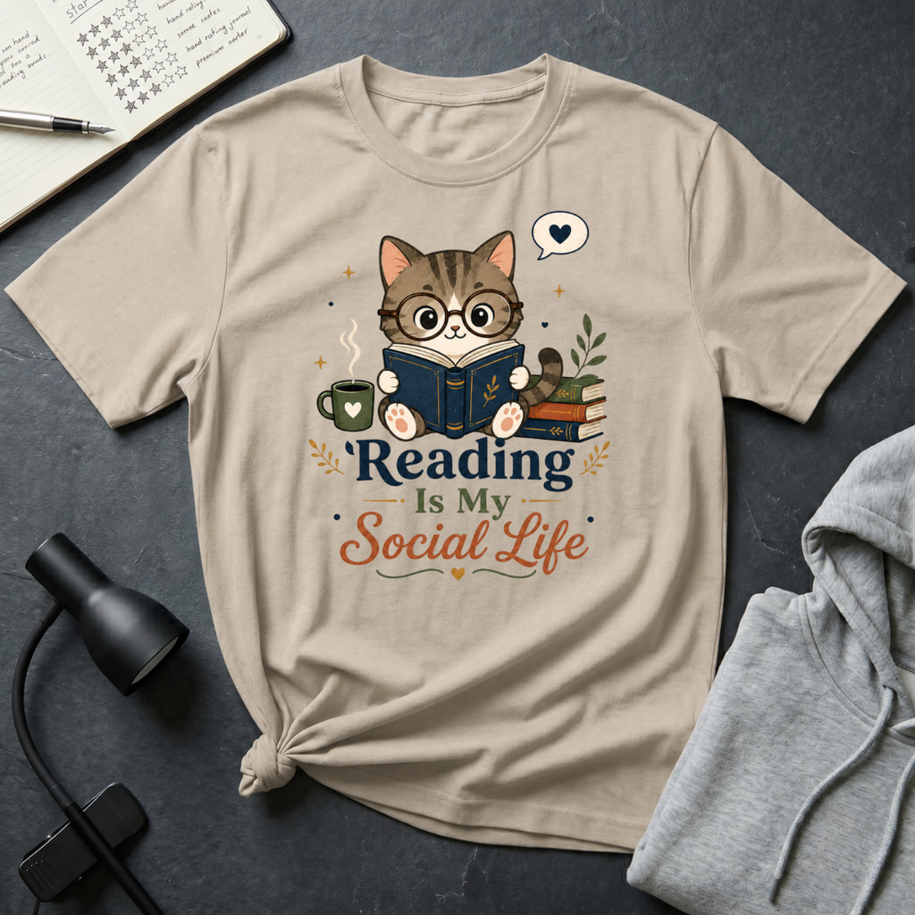 Reading Is My Social Life T Shirt