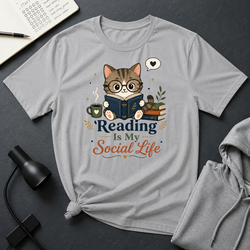 Reading Is My Social Life T Shirt