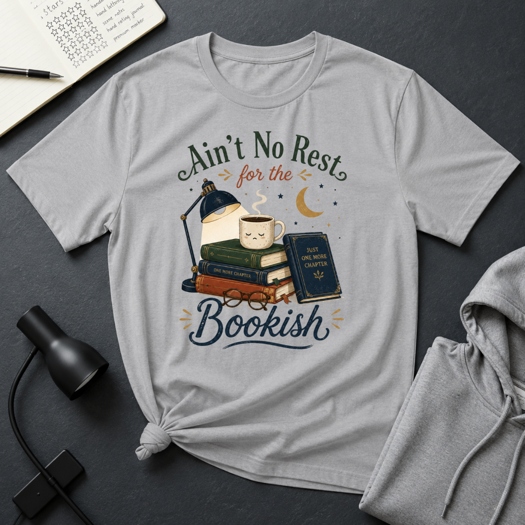No Rest For The Bookish T Shirt
