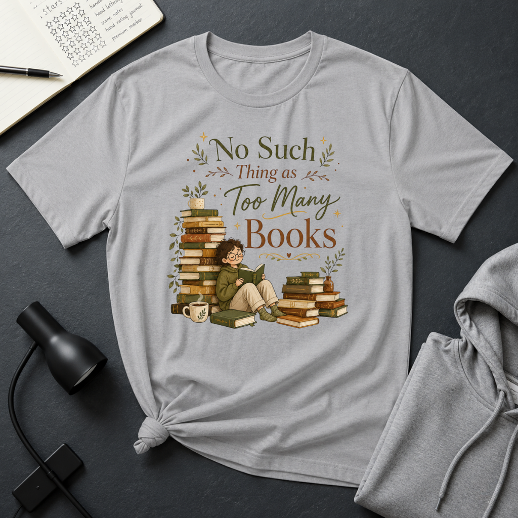 Too Many Book T Shirt