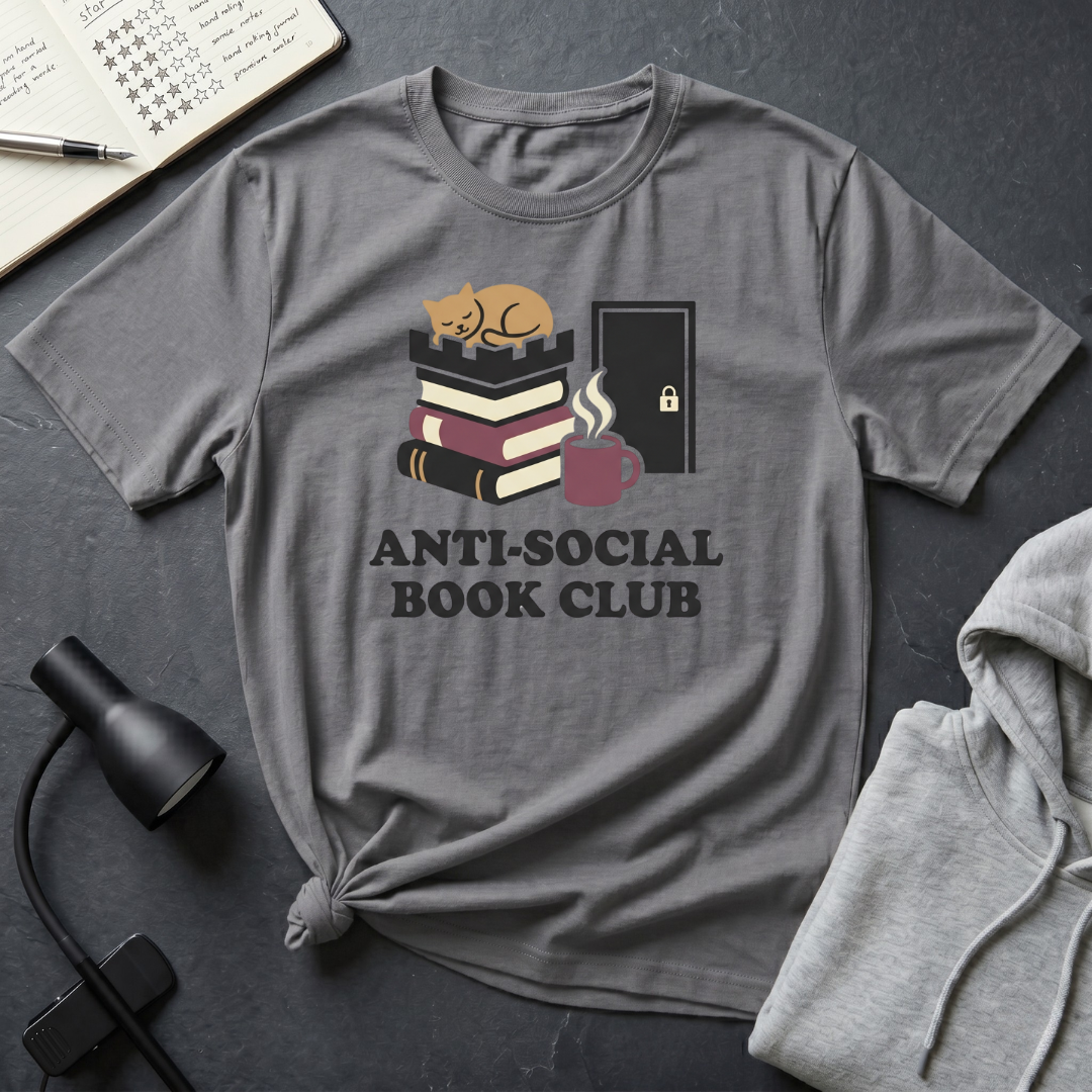 Anti-Social Book Club T Shirt