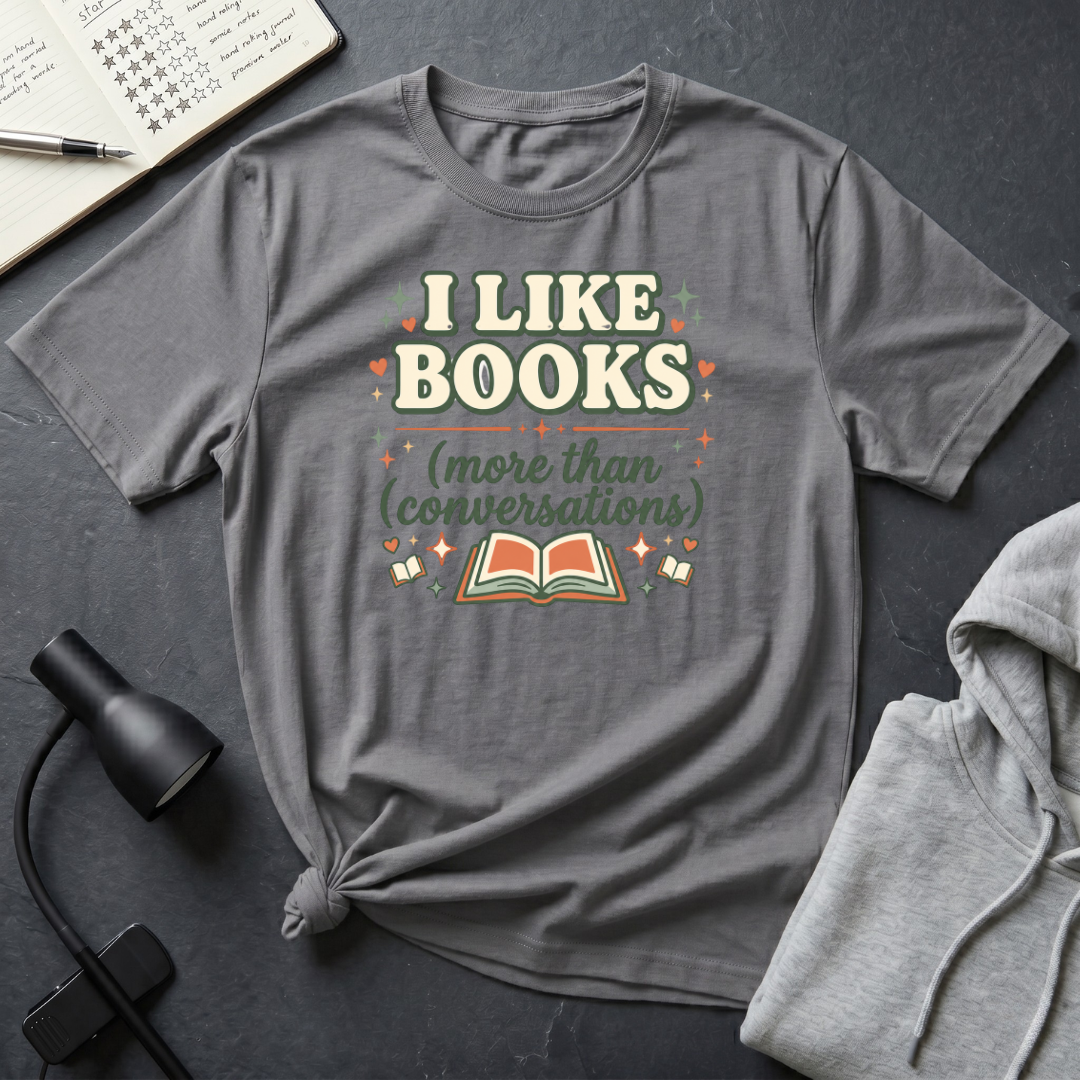 I Like Books T Shirt