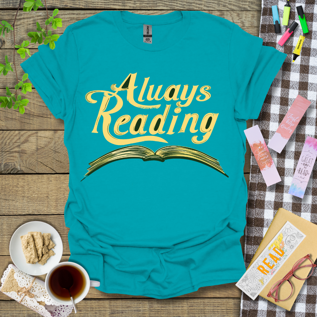 Always Reading Graphic T Shirt