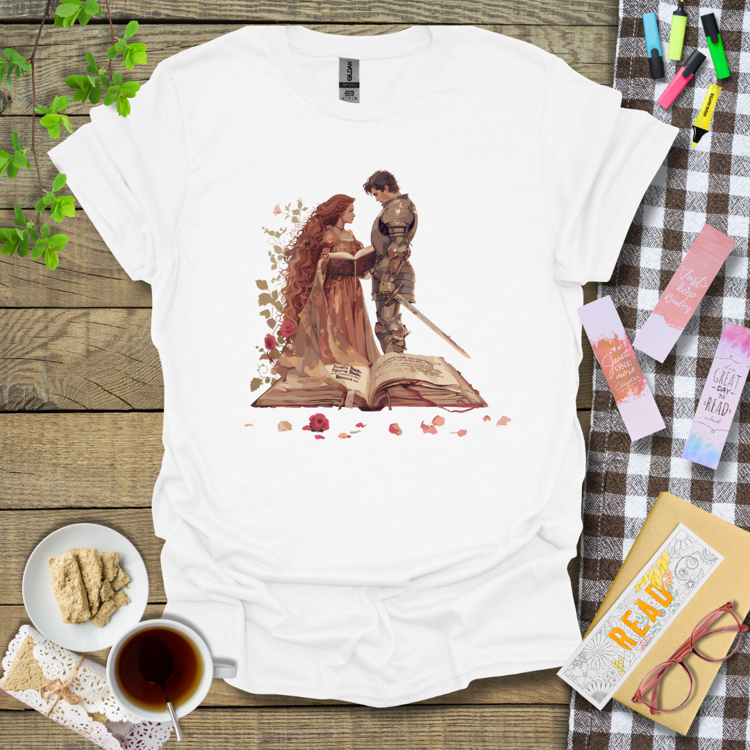 A Knight and Girl Graphic T Shirt
