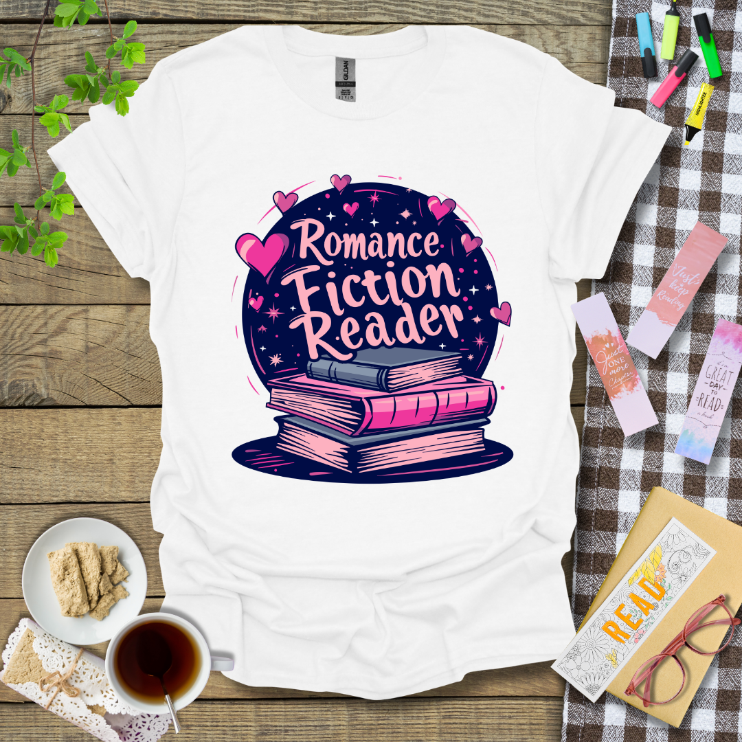 Romance Fiction Reader Graphic T Shirt ver 2
