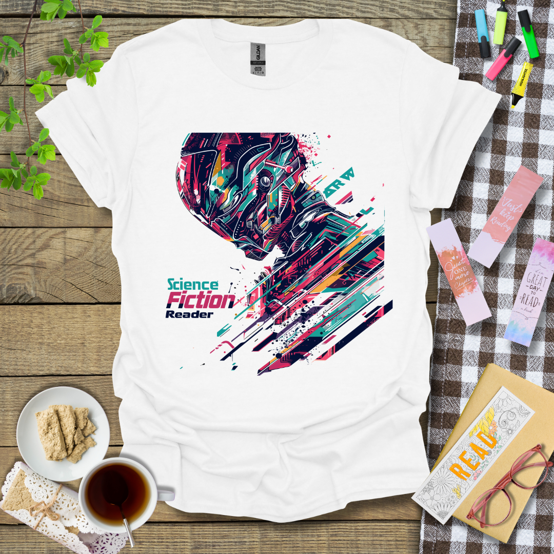 Science Fiction Reader Graphic T Shirt