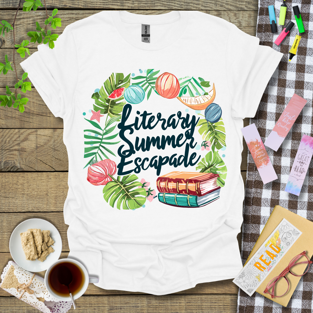 Literary Summer Escapade Ver 2 Graphic T Shirt