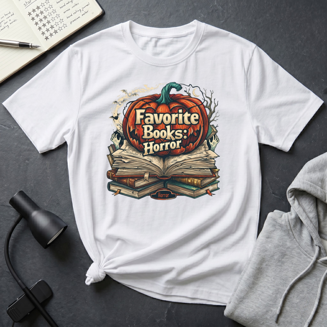Favorite Book is Horror T Shirt