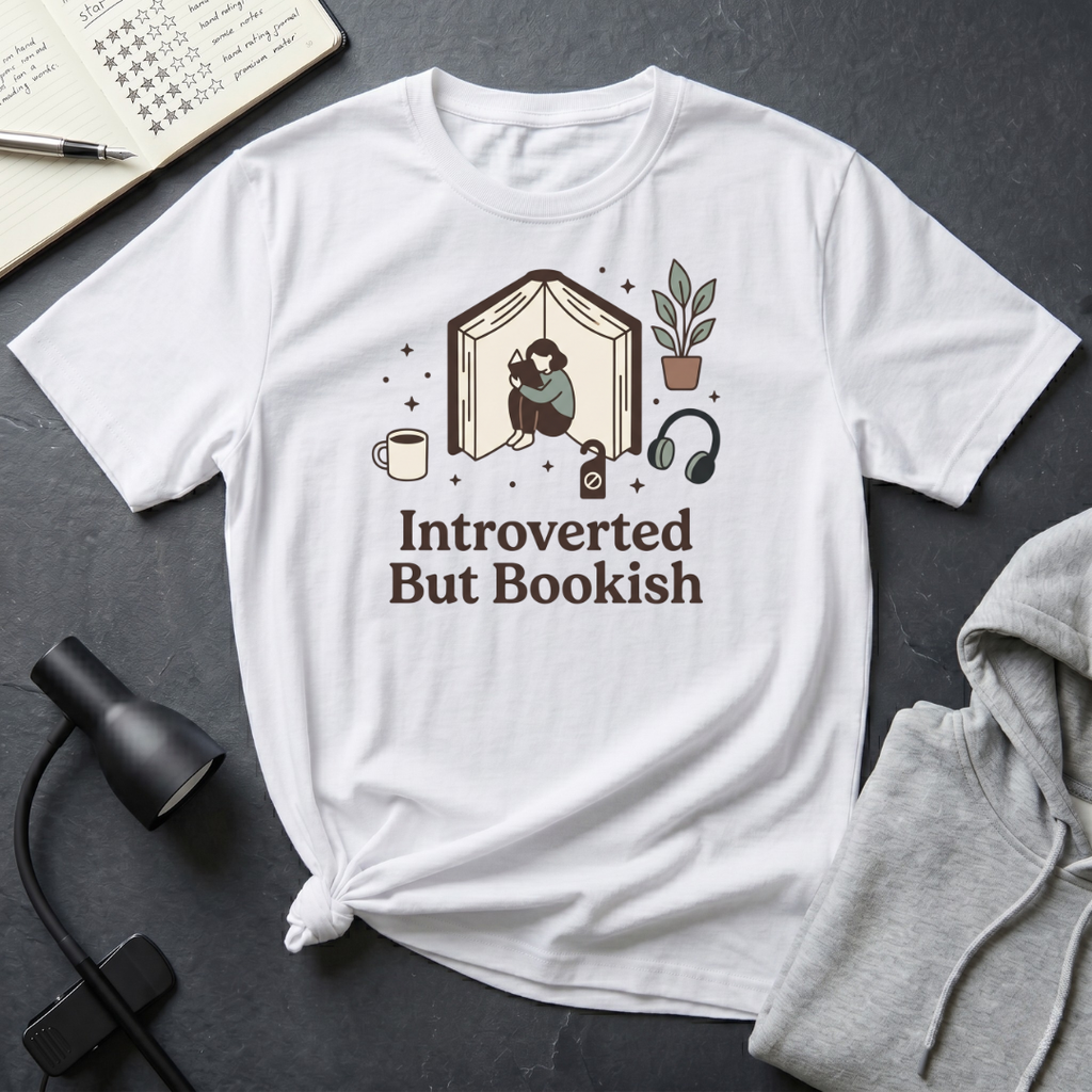 Introverted Bookish T Shirt