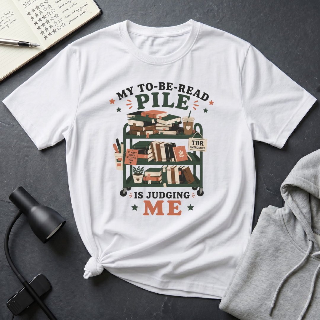 To Be Read Pile T Shirt