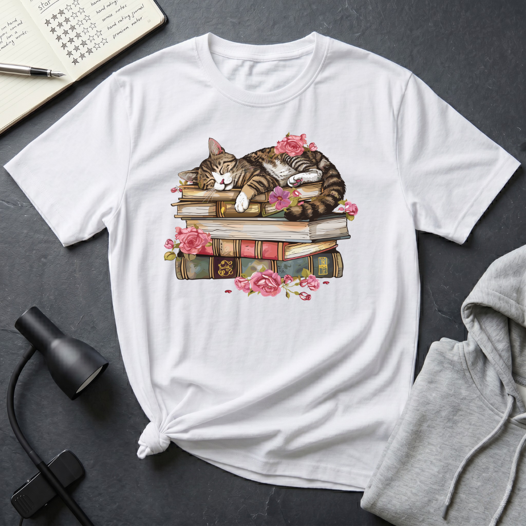 Sleeping Cat T Shirt