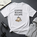 Coffee Books Escape T Shirt
