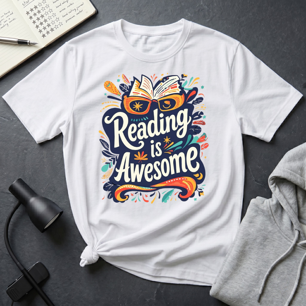 Reading Is Awesome T Shirt