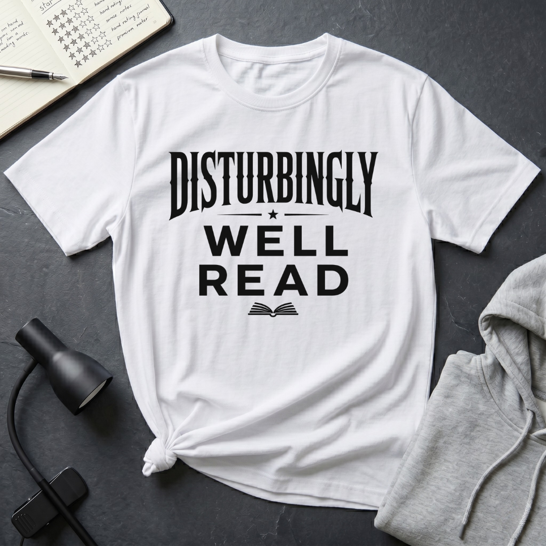Disturbingly Well Read T Shirt